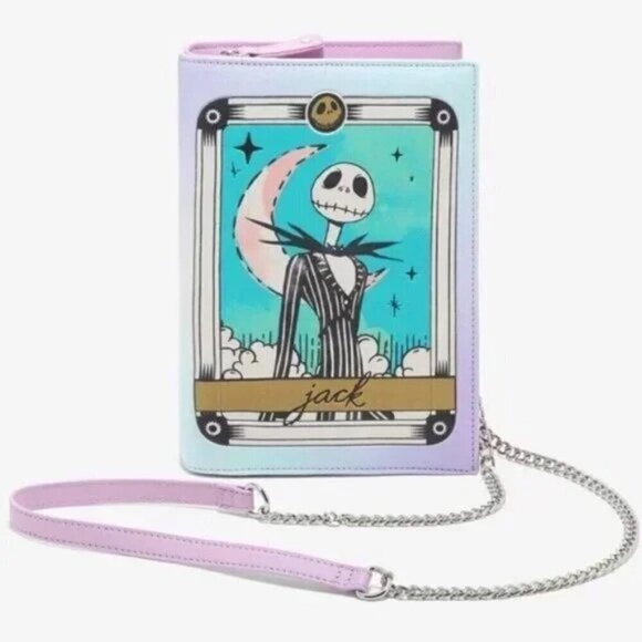 Loungefly Disney The Nightmare Before Christmas Jack Tarot Crossbody Bag - Picture 1 of 5